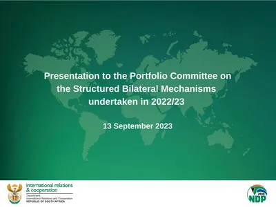 Presentation to the Portfolio Committee on the