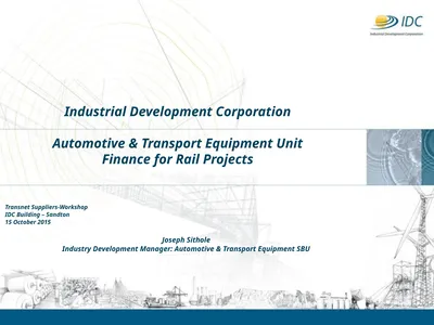 Industrial Development Corporation Automotive &