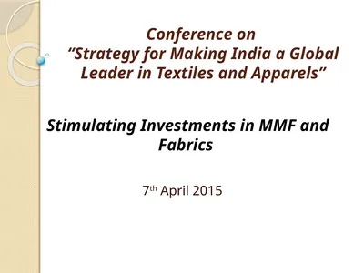 Conference on “Strategy for Making India a Global