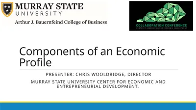 Components of an Economic Profile Presenter: Chris