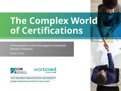 The Complex World of Certifications A Presentation