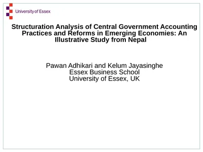 Structuration Analysis of Central Government