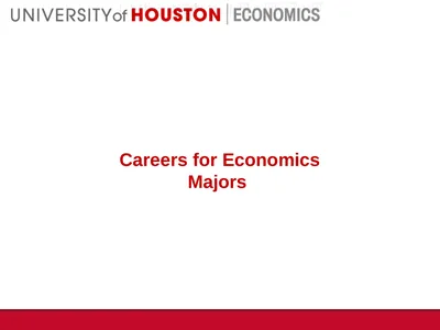 Careers for Economics Majors Career Earnings
