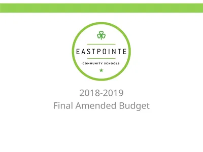 2018-2019 Final Amended Budget 2019-2020 Original