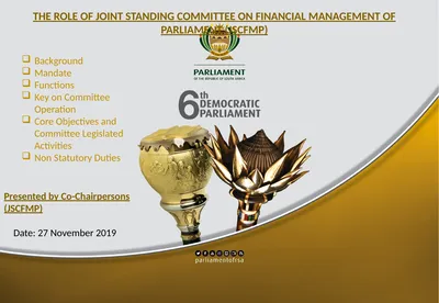 THE ROLE OF JOINT STANDING COMMITTEE ON FINANCIAL