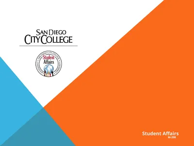 M-200 Student Affairs STUDENT CLUB ORIENTATION I
