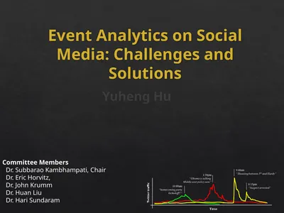 Event Analytics on Social Media: Challenges and