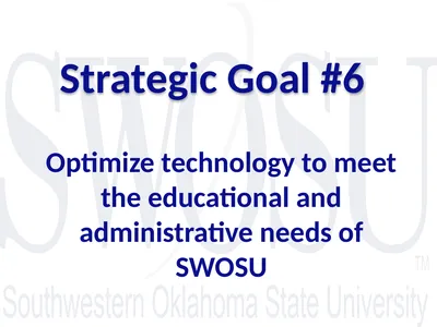 Optimize technology to meet the educational and