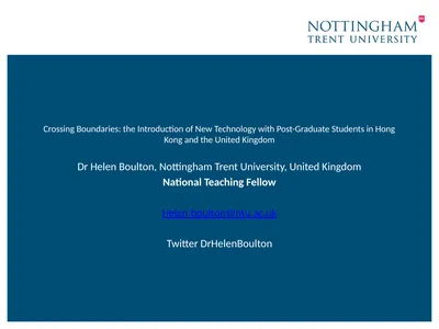 Crossing Boundaries: the Introduction of New
