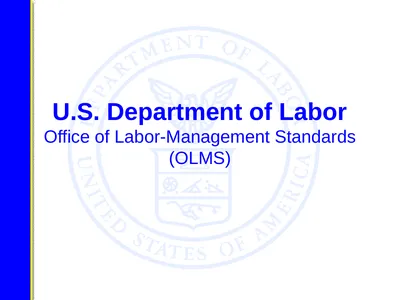U.S. Department of Labor Office of