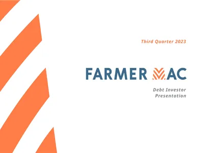 Debt Investor Presentation Third Quarter 2023