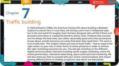 1 7 Chapter Traffic building In Field of Dreams