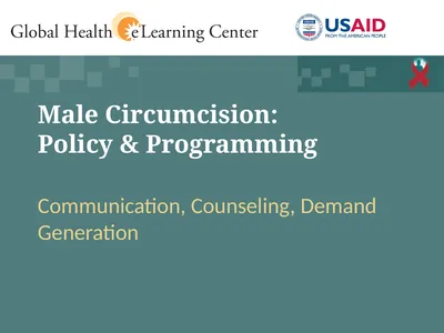 Male Circumcision: Policy & Programming