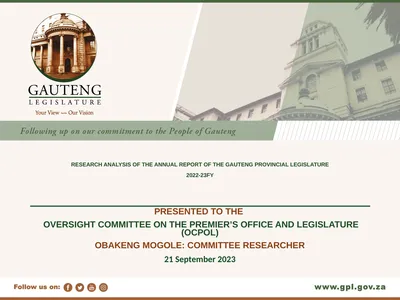 RESEARCH ANALYSIS OF THE ANNUAL REPORT OF THE