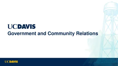 Government and Community Relations Government and