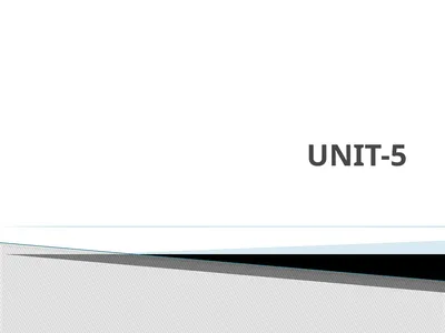 UNIT-5 The purchasing department occupies a vital