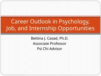 Bettina J. Casad, Ph.D. Associate Professor Psi