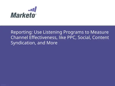 Reporting: Use Listening Programs to Measure