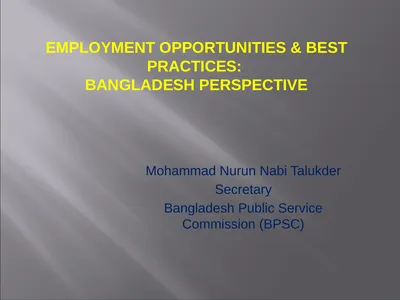 Employment Opportunities & Best Practices: