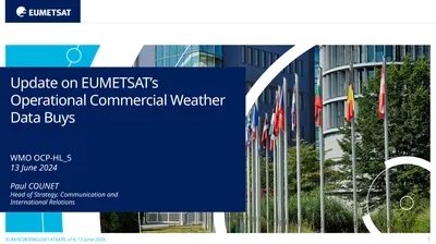 Update on EUMETSAT’s Operational Commercial