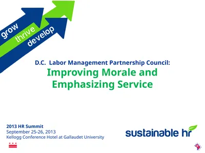 D.C. Labor Management Partnership Council: