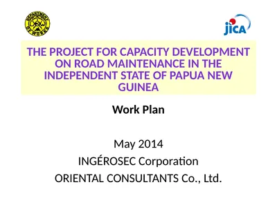 The Project for Capacity Development on Road
