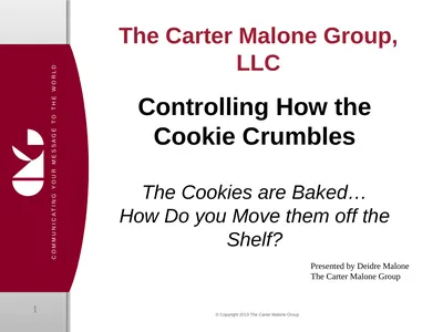 The Carter Malone Group, LLC Controlling How the