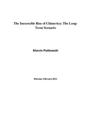 The Inexorable Rise of Chimerica: The LongTerm ScenarioMarcin Piatkows