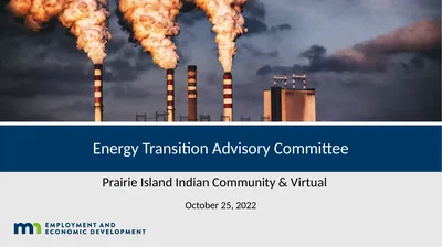 Energy Transition Advisory Committee Prairie
