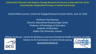 Community Outreach and Systems Change Research for