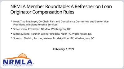 Host: Tina Meilinger, Co-Chair, Risk and