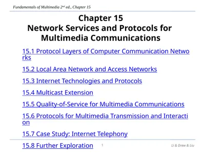 Chapter 15 Network Services and Protocols for