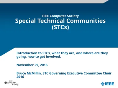 IEEE Computer Society Special Technical