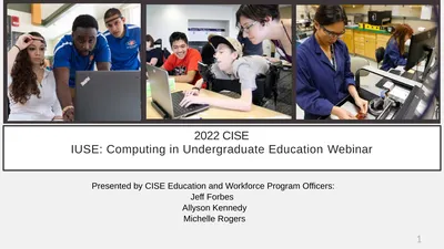 2022 CISE IUSE: Computing in Undergraduate