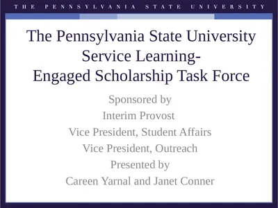 The Pennsylvania State University Service