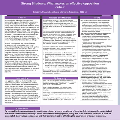 Strong Shadows: What makes an effective opposition