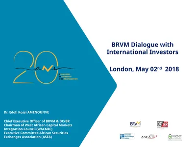 BRVM Dialogue with International Investors London,