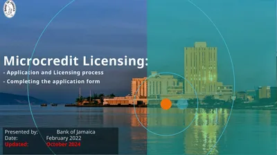 1 Microcredit Licensing: - Application and