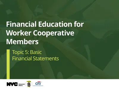 Financial Education for Worker Cooperative Members