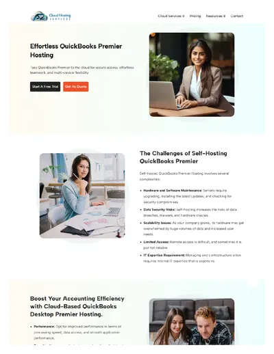 QuickBooks Premier Hosting Services