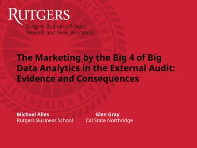 Michael Alles Glen Gray Rutgers Business School
