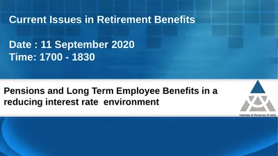 Pensions and Long Term Employee Benefits in a