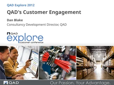 QAD's Customer Engagement Dan Blake Consultancy
