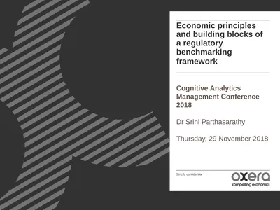 Economic principles and building blocks of a