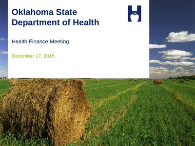 Oklahoma State Department of Health Health Finance