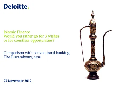 Islamic Finance Would you rather go for 3 wishes