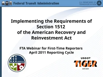 Implementing the Requirements of Section 1512 of