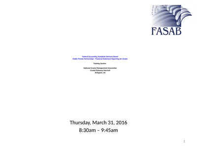 Federal Accounting Standards Advisory Board