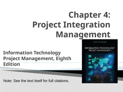 Chapter 4: Project Integration Management