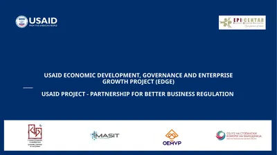 USAID ECONOMIC DEVELOPMENT, GOVERNANCE AND
